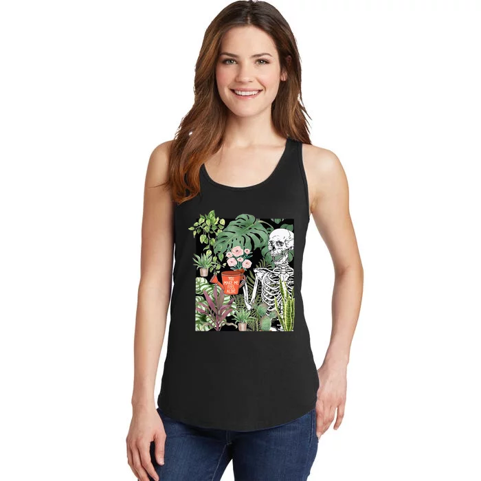 Skeleton You Make Me Feel Alive Funny Plant Ladies Essential Tank