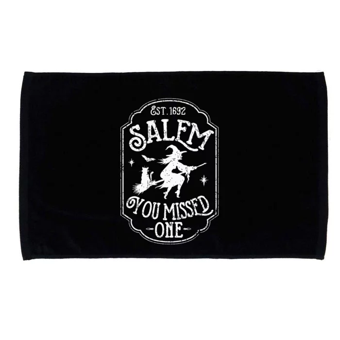 Salem You Missed One Halloween Feminist Salem Witch Trials Microfiber Hand Towel