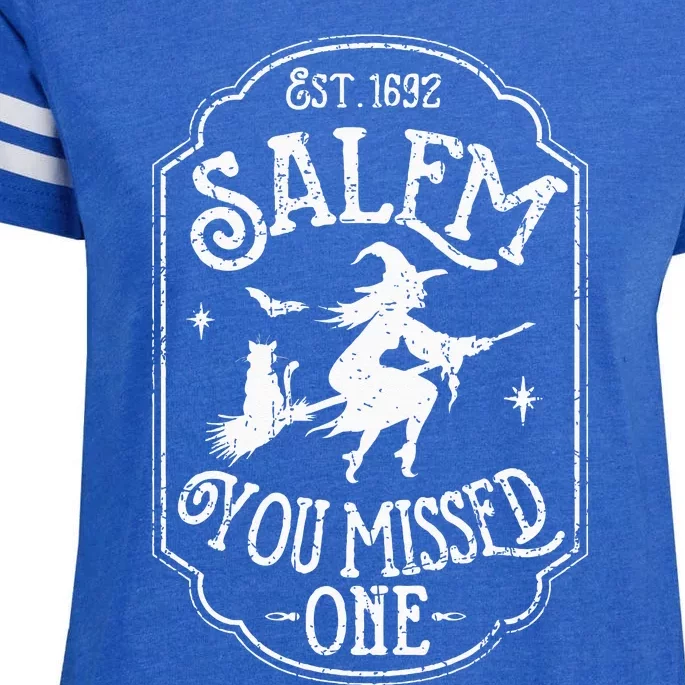 Salem You Missed One Halloween Feminist Salem Witch Trials Enza Ladies Jersey Football T-Shirt