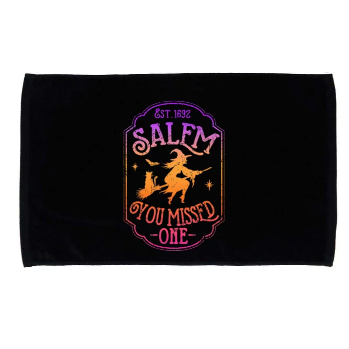 Salem You Missed One Halloween Feminist Witch Trials Microfiber Hand Towel