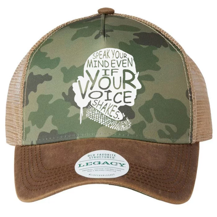 Speak Your Mind Even If Your Voice Shakes Legacy Tie Dye Trucker Hat