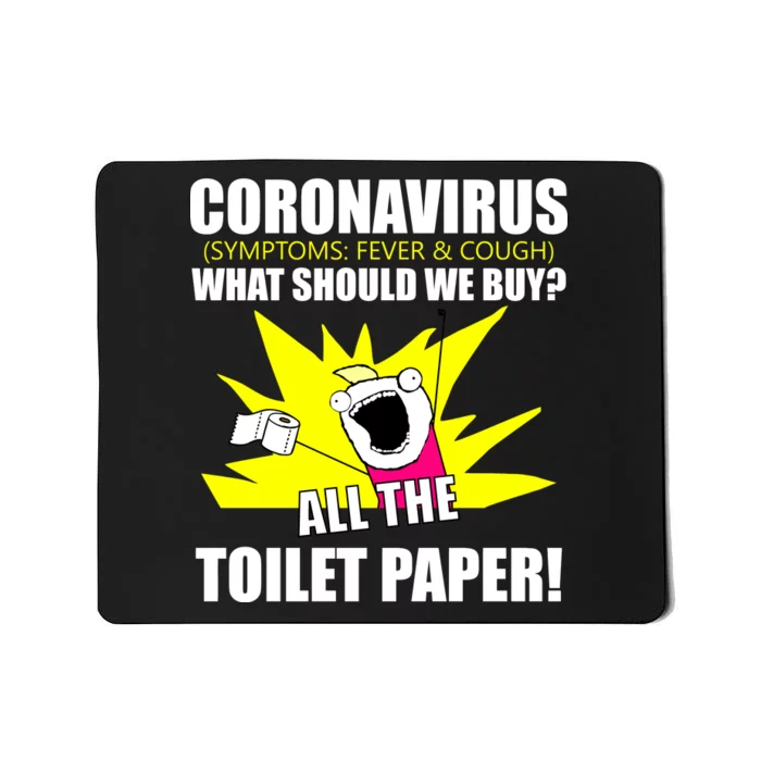 Symptoms Cough Fever Buy All The Toilet Paper Coronapocalypse Mousepad