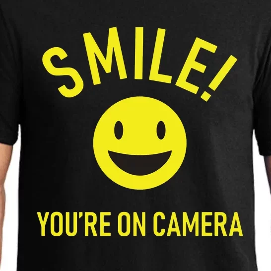 Smile Youre On Camera Funny For Photographers Pajama Set