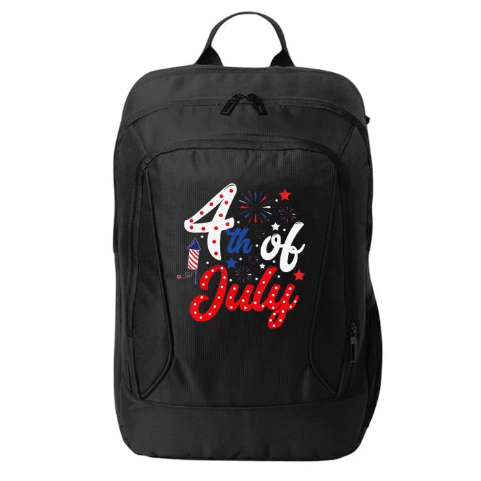 Show Your Patriotism 4Th July America Independence Day City Backpack