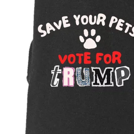 Save Your Pets Vote For Trump Maga 2024 Doggie 3-End Fleece Hoodie