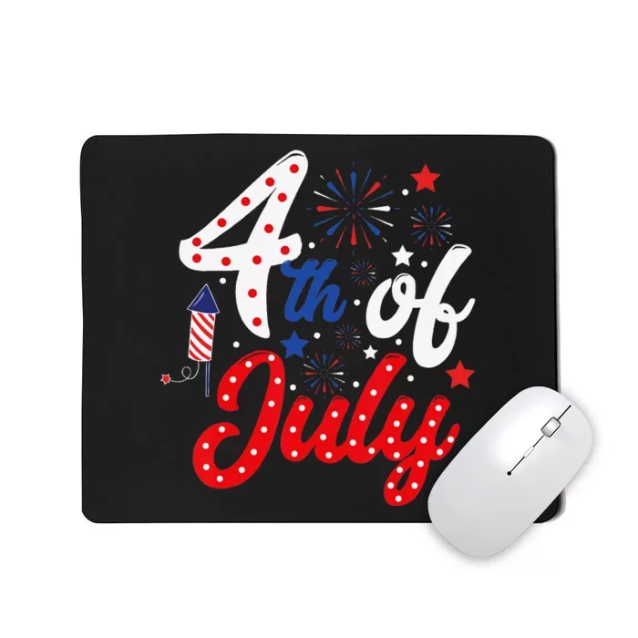 Show Your Patriotism 4Th July America Independence Day Mousepad