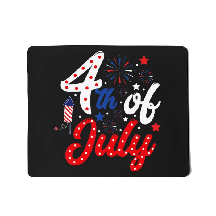 Show Your Patriotism 4Th July America Independence Day Mousepad