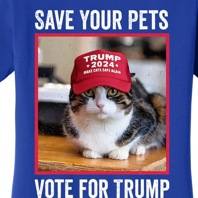 Save Your Pets Vote For Trump Us Election Women's T-Shirt