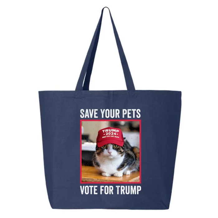 Save Your Pets Vote For Trump Us Election 25L Jumbo Tote