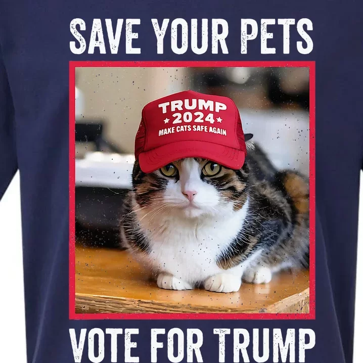 Save Your Pets Vote For Trump Us Election Sueded Cloud Jersey T-Shirt