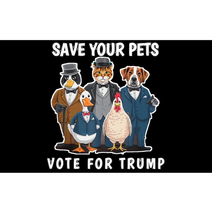 Save Your Pets And Vote For Trump Bumper Sticker