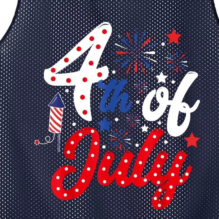 Show Your Patriotism 4Th July America Independence Day Mesh Reversible Basketball Jersey Tank