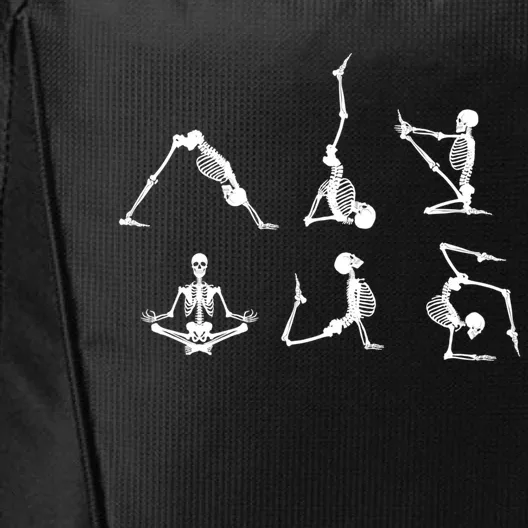 Skeleton Yoga Poses Yoga Lover Gift City Backpack