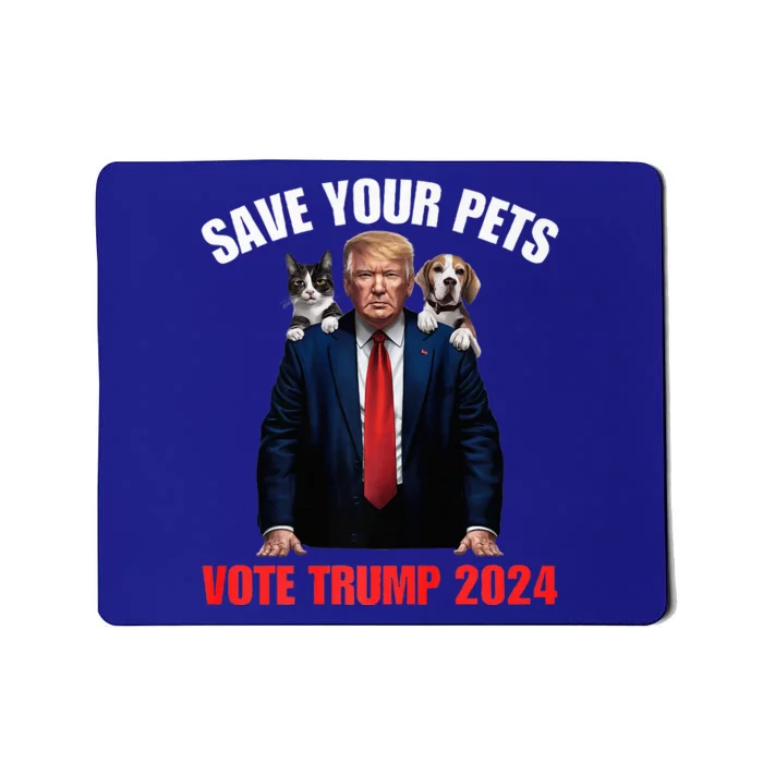 Save Your Pets Vote For Trump Us Election Quote Vote Mousepad