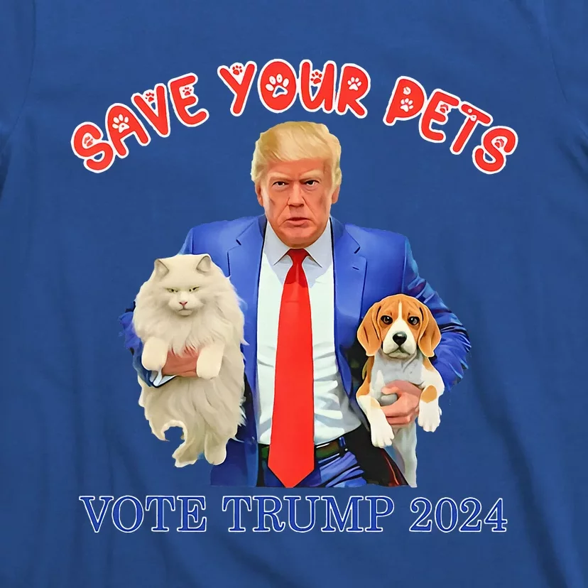 Save Your Pets Vote For Trump Us Election T-Shirt