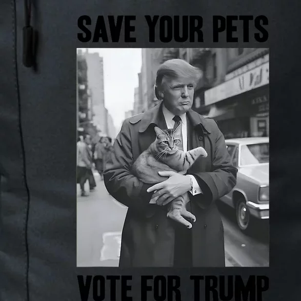 Save Your Pets Vote For Trump Us Election Funny Quote Vote Daily Commute Backpack