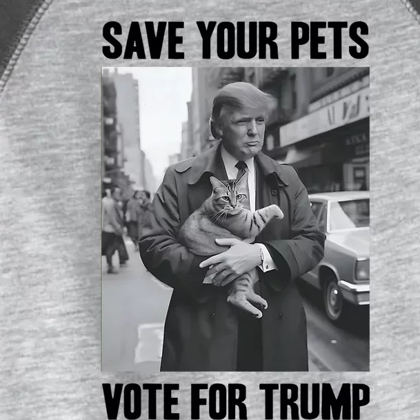 Save Your Pets Vote For Trump Us Election Funny Quote Vote Toddler Fine Jersey T-Shirt