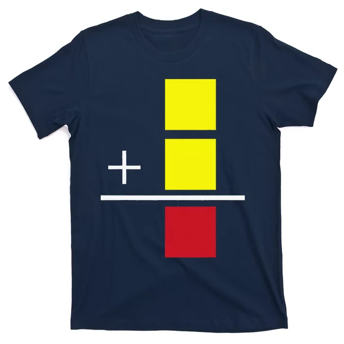 Soccer Yellow Red Card Referee Funny Sports Lovers Gifts T-Shirt