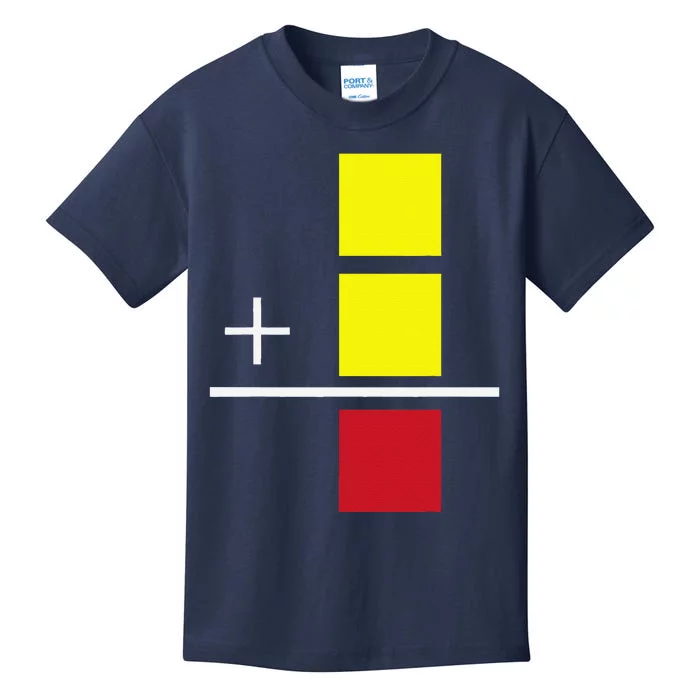 Soccer Yellow Red Card Referee Funny Sports Lovers Gifts Kids T-Shirt