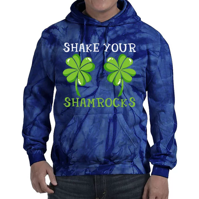 Shake Your Shamrocks St Patricks Day Tie Dye Hoodie