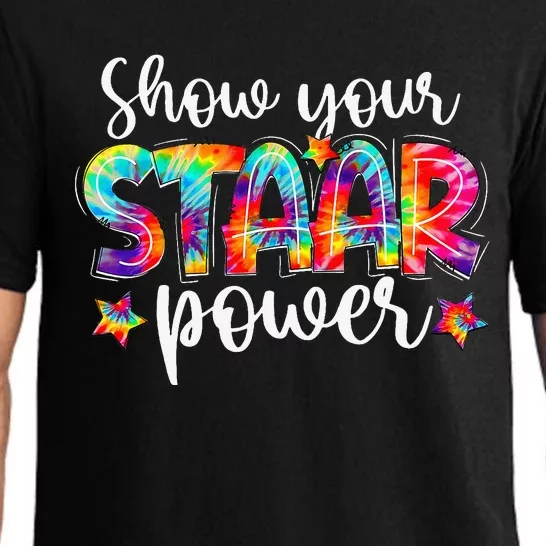 Show Your Staar Power Teacher Testing Exam Test Day Pajama Set