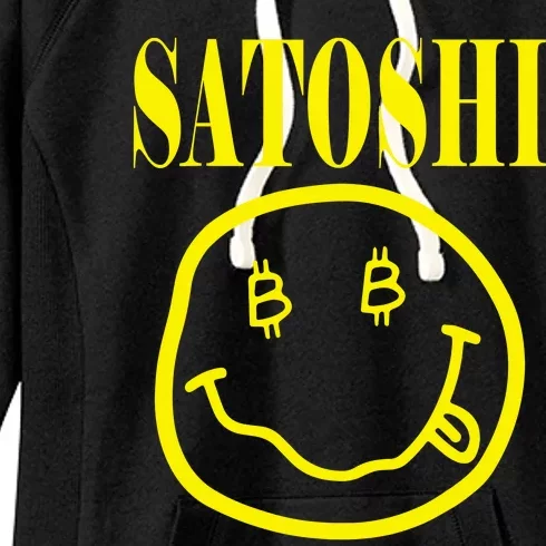 Satoshi Yellow Smile Face Women's Fleece Hoodie