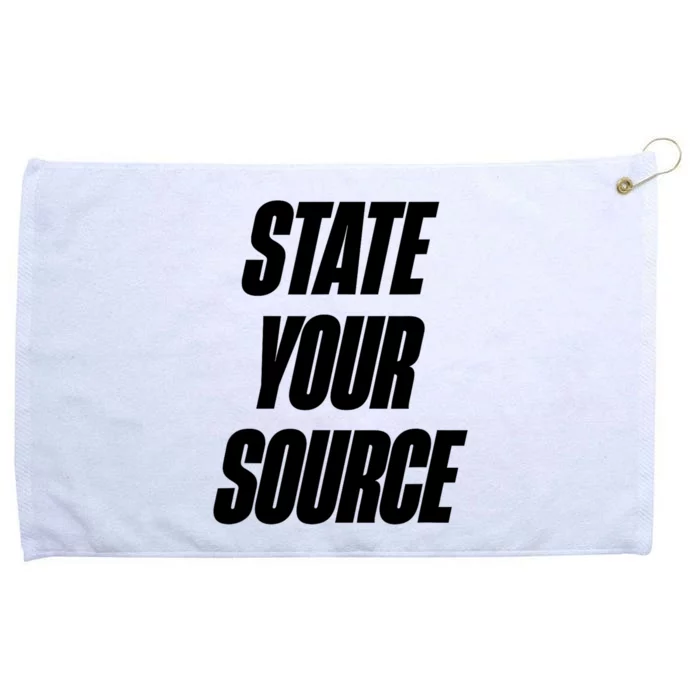 State Your Source Grommeted Golf Towel