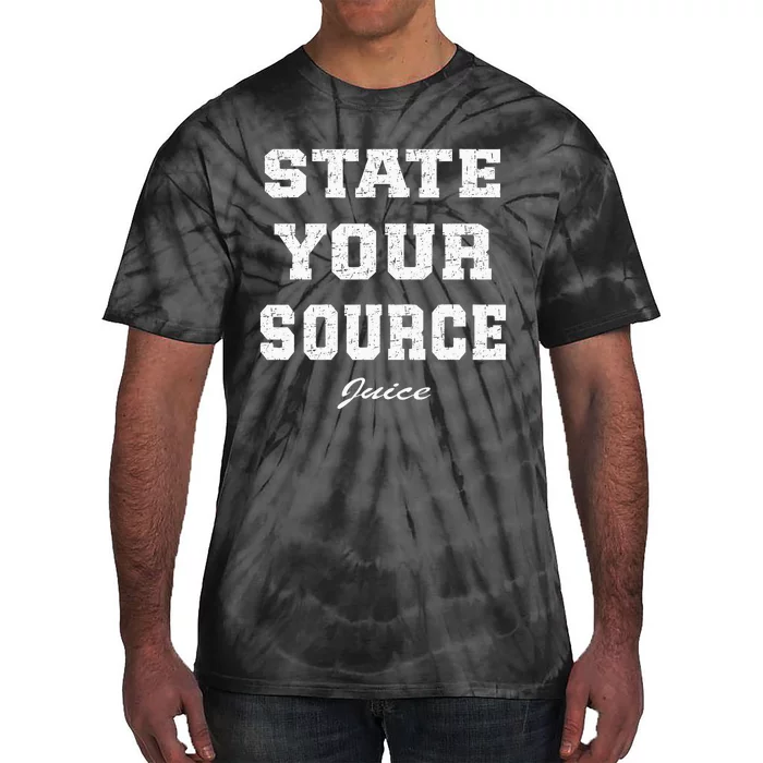 State Your Source Juice Vintage Tie-Dye T-Shirt