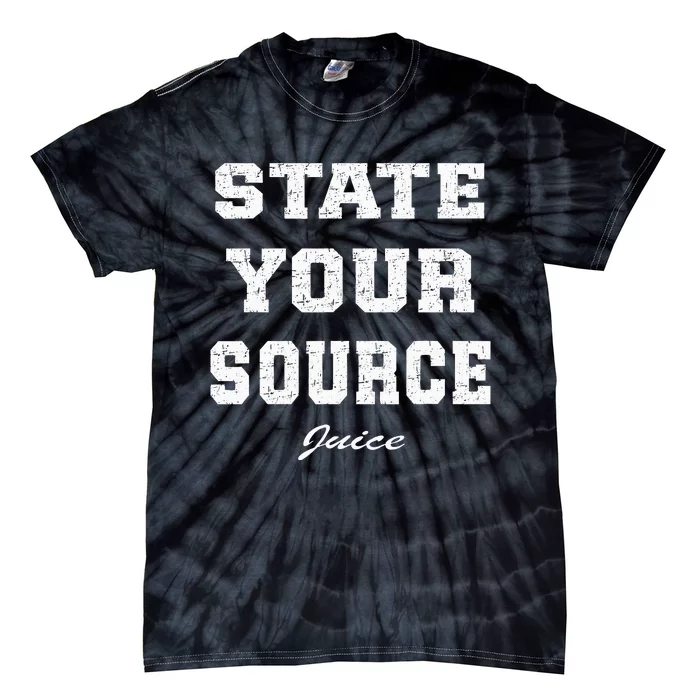 State Your Source Juice Vintage Tie-Dye T-Shirt