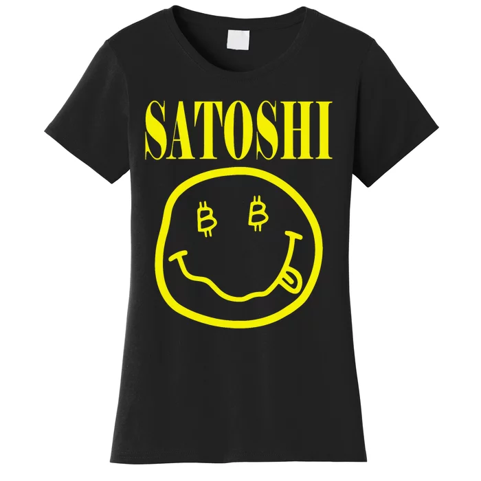 Satoshi Yellow Smile Face Women's T-Shirt