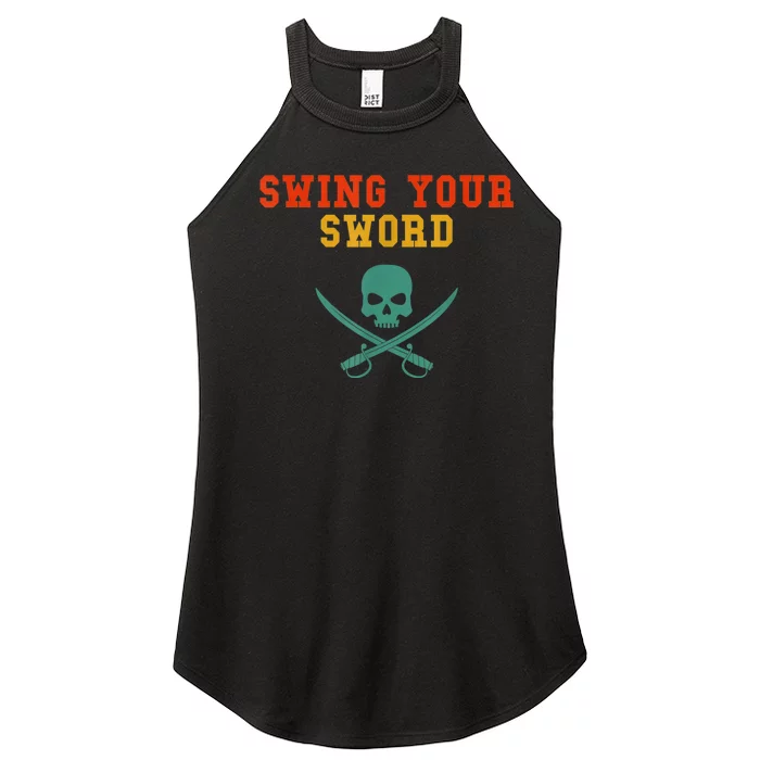 Swing Your Sword Women’s Perfect Tri Rocker Tank