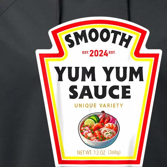 Smooth Yumyum Sauce Halloween 2024 Couples Costume Performance Fleece Hoodie