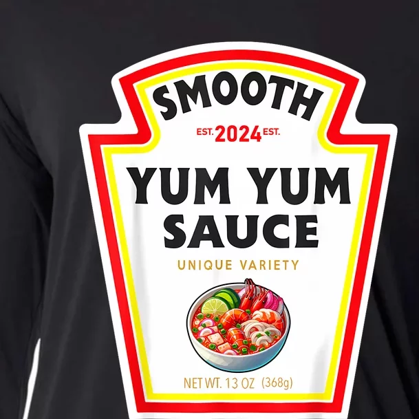 Smooth Yumyum Sauce Halloween 2024 Couples Costume Cooling Performance Long Sleeve Crew