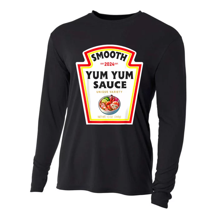 Smooth Yumyum Sauce Halloween 2024 Couples Costume Cooling Performance Long Sleeve Crew