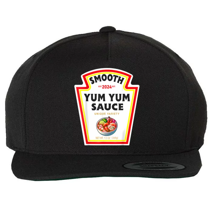 Smooth Yumyum Sauce Halloween 2024 Couples Costume Wool Snapback Cap