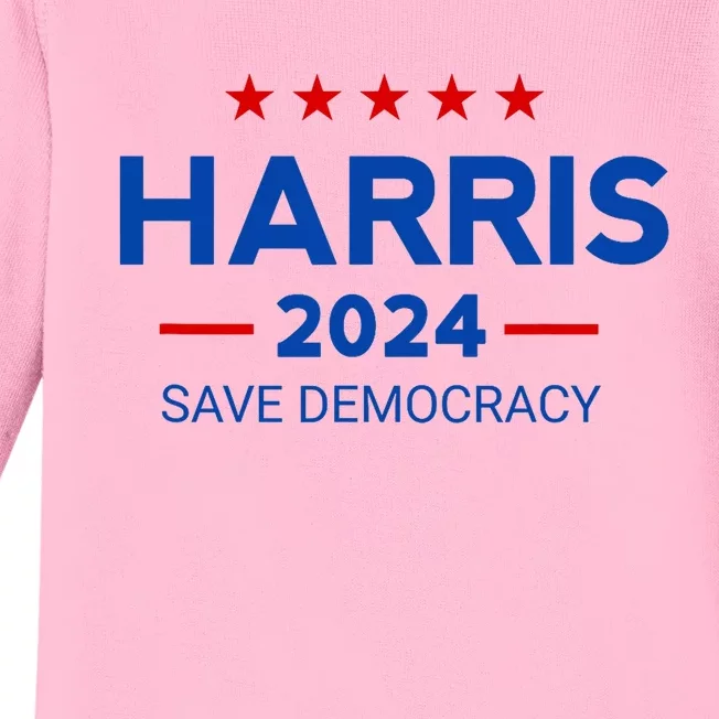 Show Your Support For Kamala Harris In The 2024 Presidential Election With This Baby Long Sleeve Bodysuit