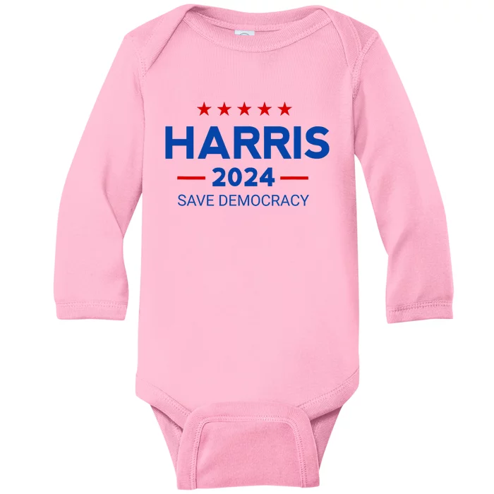 Show Your Support For Kamala Harris In The 2024 Presidential Election With This Baby Long Sleeve Bodysuit