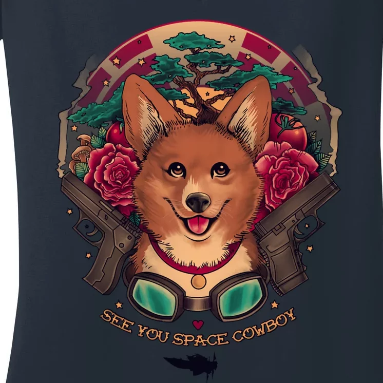 See You Space Cowboy Women's V-Neck T-Shirt