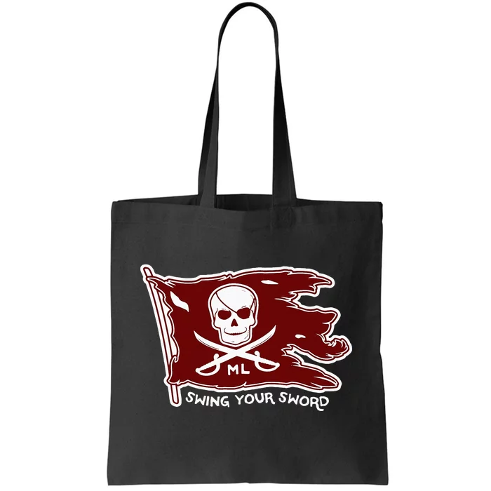 Swing Your Sword Pirate Flag Mississippi Helmet Tribute Tote Bag