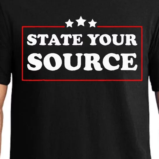 State Your Source Funny Pajama Set