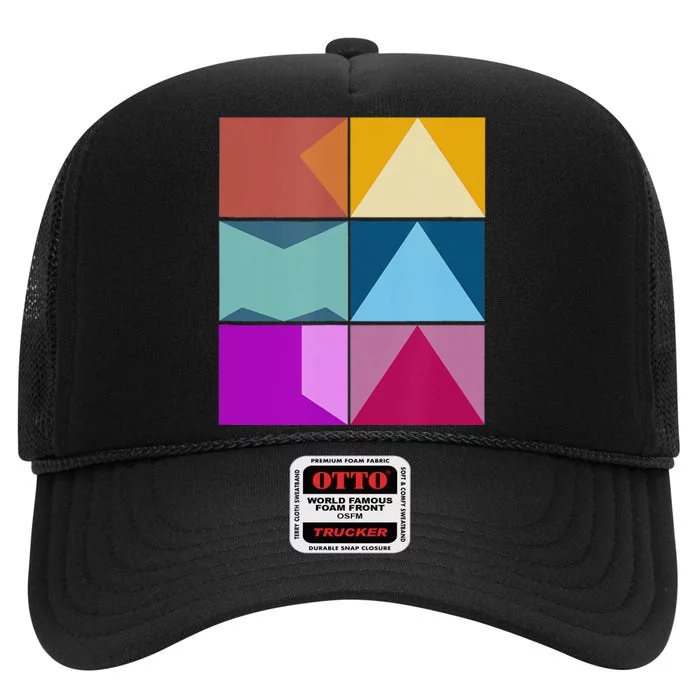 Show Your Support For Harris 2024 Gift High Crown Mesh Trucker Hat