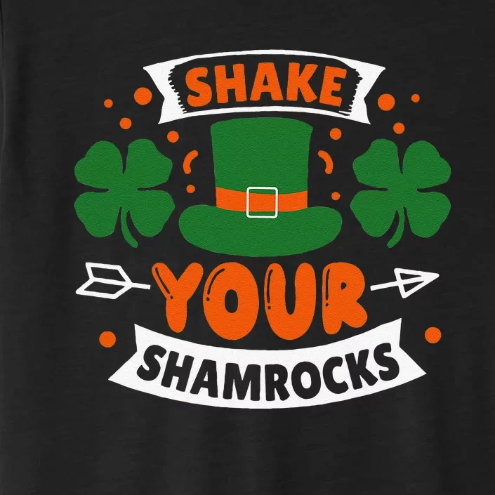 Shake Your Shamrocks St Patricks Day ChromaSoft Performance T-Shirt