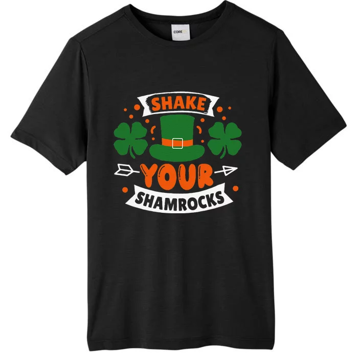 Shake Your Shamrocks St Patricks Day ChromaSoft Performance T-Shirt