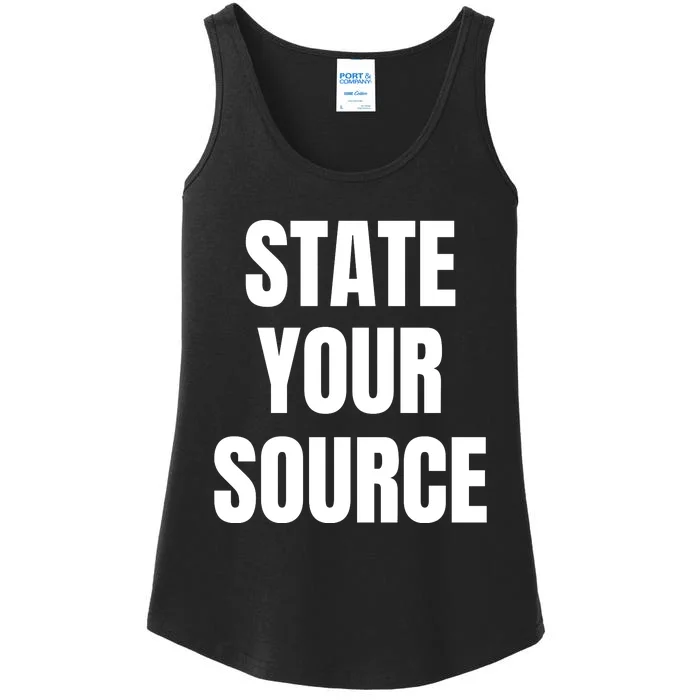 State Your Source Ladies Essential Tank