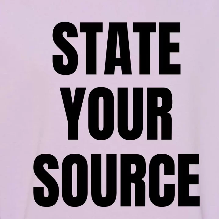 State Your Source Garment-Dyed Sweatshirt