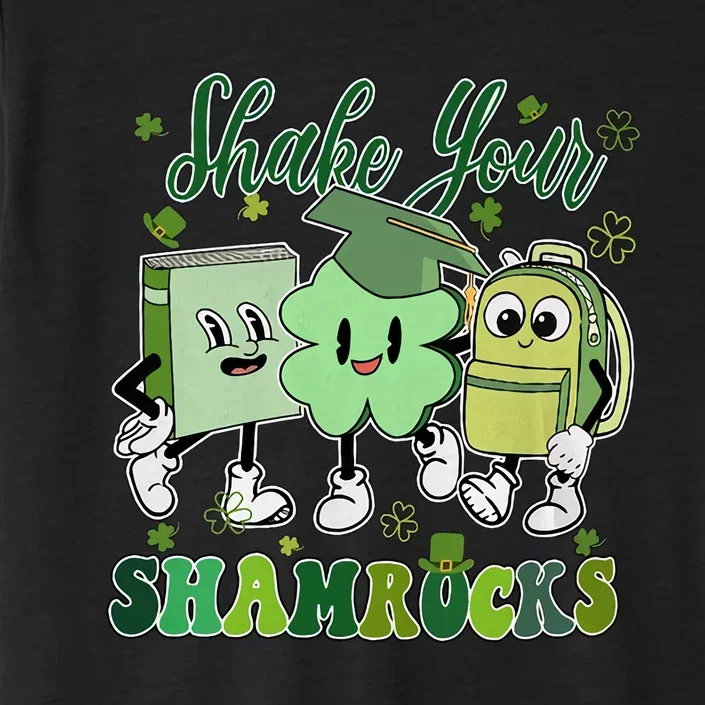 Shake Your Shamrocks St Patricks Day Teacher ChromaSoft Performance T-Shirt