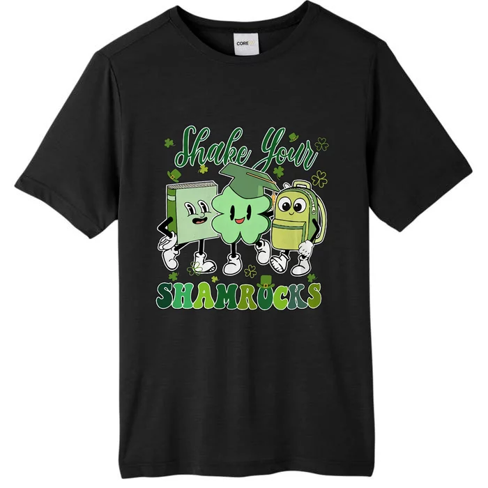 Shake Your Shamrocks St Patricks Day Teacher ChromaSoft Performance T-Shirt