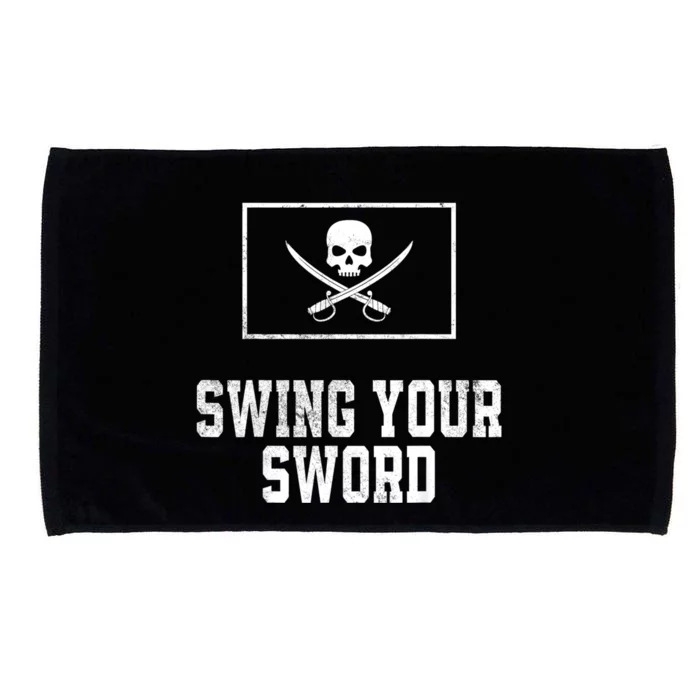 Swing Your Sword Vintage Microfiber Hand Towel