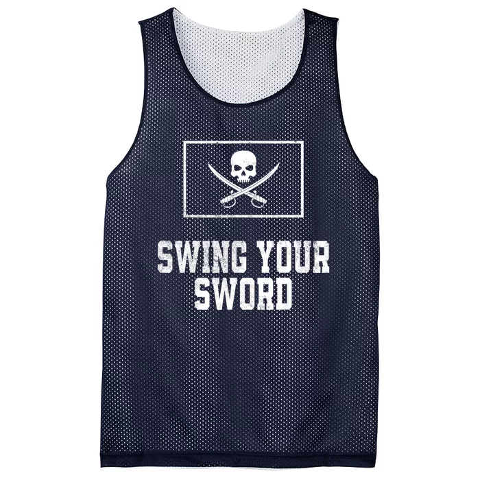 Swing Your Sword Vintage Mesh Reversible Basketball Jersey Tank