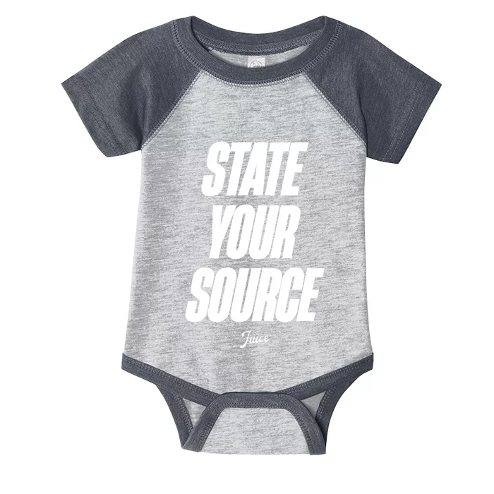 State Your Source Infant Baby Jersey Bodysuit